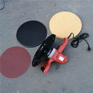 سعر ترويجي مخفض لآلة تنعيم الأسمنت والملاط الكهربائية 220 فولت لتجصيص الجدران وتلميع الخرسانة مع 4 ملحقات - Product Image 6