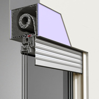Meilleures volets roulants modernes en alliage d'aluminium pour entrepôts extérieurs, isolation thermique, commande automatique, garantie 1 an
