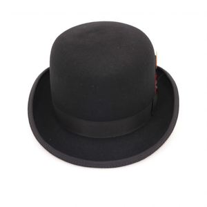 Sombrero Fedora Unisex Estilo Hamburguesa, para Negocios, Aire Libre, Iglesia, Fiestas, Vintage, Elegante, de Alta Calidad, con Ala Ancha, 100% Lana - Product Image 4
