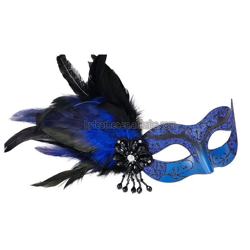 3 Rooster mask blue