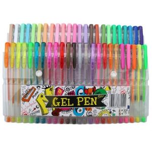 ปากกาเจลพลาสติกพิมพ์ลายกลิตเตอร์ 0.7 มม. 24 สี แพ็คกล่อง PP ร้านดอลลาร์สโตร์ - Product Image 1