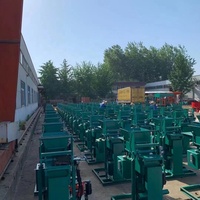 Presse hydraulique automatique pour la fabrication de blocs de pavés en argile, avec moteur diesel et moteur électrique, pour l'Afrique