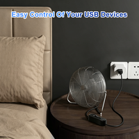 Cable de Extensión USB 2.0 con Interruptor de Encendido/Apagado, Conectores Macho/Hembra (Alimentación de Datos), Blindado con Lámina de PVC, Conductor de Cobre Puro