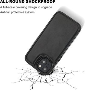 Custodia per Telefono in Pelle PU con Doppia Chiusura Magnetica, Porta Carte e Protezione Antiurto per <span class=keywords><strong>iPhone</strong></span> 16 15 14 13 12 11 Xsmax Xs <span class=keywords><strong>XR</strong></span> - Product Image 6