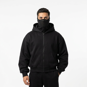 Sudadera con Capucha Ninja para Hombre, Invierno 2026, Nueva Moda, Logotipo Personalizado del Fabricante, Alta Calidad, 100% Algodón, Forro Polar, Transpirable, Secado Rápido - Product Image 1