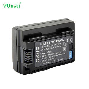 Yuboli BP-709 литий-ионная аккумуляторная батарея для BP-727 BP-718 CG-700 <span class=keywords><strong>Canon</strong></span> <span class=keywords><strong>VIXIA</strong></span> <span class=keywords><strong>HF</strong></span> M50 M500 M52 <span class=keywords><strong>R300</strong></span> R30 R32 R40 R42 R50 R52 - Product Image 1