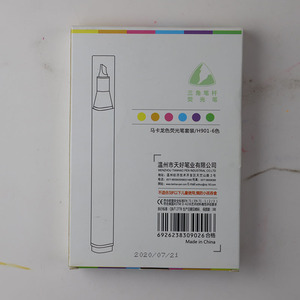 Juego de bolígrafos Resaltadores de ojos estéticos, Resaltadores triangulares veganos OEM con protección ocular bonita, bolígrafos convenientes para resaltar - Product Image 3