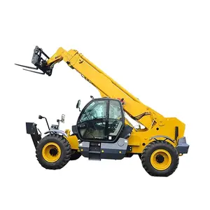 CE EPA approve approve 4 ton 14 m mini telehandler electric telescopic boom forklift loader compact all terrain forklift