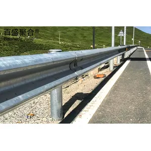 Bater Barreira W Beam Highway Road Safety Guardrail Q235B U Post Spacer Barreiras Tráfego