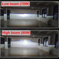 YHKOMS 3.0 pouces Super lumineux Bi Led Laser projecteur lentille 80W Led projecteur 12V 30000lm LED phares