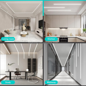 Nhôm hồ sơ cho <span class=keywords><strong>LED</strong></span> ánh sáng 15mm thạch cao đùn trần nhôm vách thạch cao góc đường sắt nhôm ánh sáng <span class=keywords><strong>LED</strong></span> hồ sơ - Product Image 5