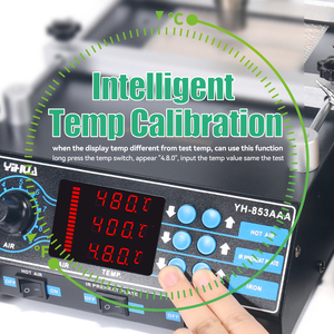 Estación de Precalentamiento YIHUA 853AAA 1200W, Precalentador de PCB, Estación de Soldadura BGA, Pistola de Calor para Soldar W217 - Product Image 5