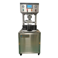 Machine de capsulage pneumatique automatique sous vide-Scellant pour bocaux en plastique et couvercles en métal Vis à torsion pour bouteilles en verre Boîtes