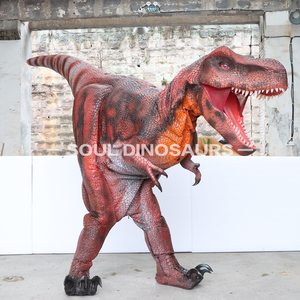 Dinosaure Velociraptor réaliste sur mesure, grandeur nature, fait main, en acier/métal, pour aventure publique intérieure/extérieure - Product Image 4