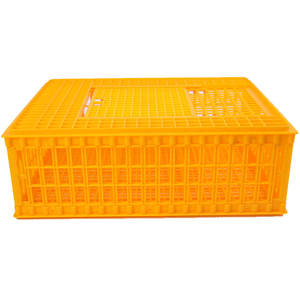 Caixa de transporte de aves de alta qualidade | Gaiola plástica para galinhas, patos e pombos | Longa duração e empilhável - Product Image 5