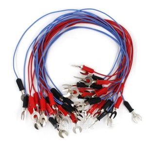 U-shaped plug wire, double-ended U-shaped, electrical circuit connection wire for <b>physics</b> laboratories and teaching instruments. - Product Image 2