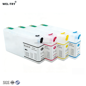 Cartouche <span class=keywords><strong>d</strong></span>'<span class=keywords><strong>encre</strong></span> vide rechargeable WEL-TRY 4 couleurs T7011 T7021 T7031 avec puce ARC pour imprimante <span class=keywords><strong>Epson</strong></span> WP4025 4015 4515 4525 4535 4545 4595 - Product Image 1