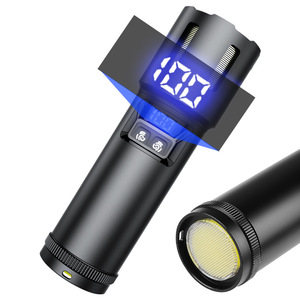 ไฟฉาย LED 30W สว่างเป็นพิเศษ ระยะไกล พร้อมจอแสดงผลดิจิตอล แบตเตอรี่แบบชาร์จไฟได้ แสงสีขาวอเนกประสงค์ - Product Image 1