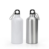 Bouteille en aluminium de sport portable d'usine 400ml 500ml 600ml 750ml avec bouchon et anneau