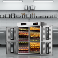 Ingebouwde Led-Licht Fruitdroogoven Goede Thermische Isolatieprestaties Vriesdroogmachine