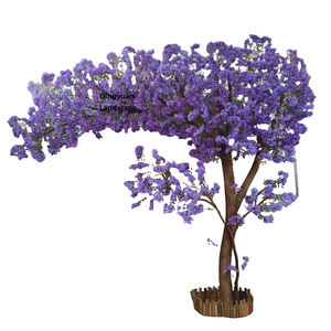 Venta al por mayor de árboles de <span class=keywords><strong>Jacaranda</strong></span> morados artificiales, tamaños personalizados disponibles para centros Turísticos/parques temáticos/proyectos de Embellecimiento de ciudades - Product Image 1