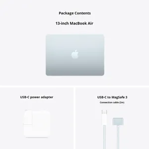 แล็ปท็อปธุรกิจระดับพรีเมียมบางเฉียบขนาด 13 นิ้ว รุ่น Air พร้อม SSD สำหรับระบบปฏิบัติการ M4 รุ่นปี 2025 - Product Image 6