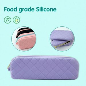 Portable Silicone Storage Bag for Earphones Data <b>Cable</b> Charger Earplugs-Durable Digital <b>Gear</b> Camera Accessory Organizer Zipper - Product Image 4
