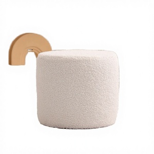 MISSLAPIN Modern Bohemian Rectangle Decorative Foot Stools Ottoman-<b>Pouf</b> Small for Living Room Wedding - Product Image 2