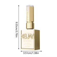 XEIJAYI Gel Polish Effet Œil de Chat Blanc Pitaya, Longue Durée, Effets Maquillage Perles et Pierres, Style Designer, Flacon de Set