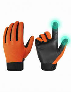 Gants de moto imperméables pour la course, à doigts complets, coupe-vent, chauds, avec poignées de guidon pour l'hiver et la conduite de scooter - Product Image 1