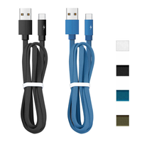 Cable Adaptador de Carga Rápida USB-A, Tipo-C de 65 W y 3 A, Material de Nailon, Conductor de Cobre Puro, Micro USB, Conector 3.0
