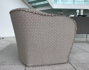 Poltrona Moderna Morroso Panna in Velluto Rinfrescante per Soggiorno, Sala da Pranzo e Uso Scolastico, Nero <span class=keywords><strong>Puff</strong></span> - Product Image 2