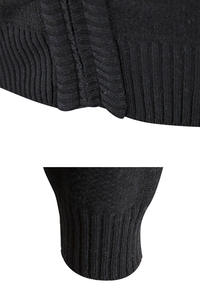 2026 Fournisseur Personnalisé – Nouvelle Veste <span class=keywords><strong>Pull</strong></span> Homme Entièrement Zippée, Cardigan Tricoté Côtelé Oversize avec Fermeture Éclair - Product Image 5