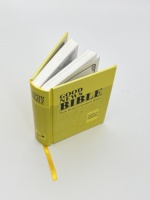 Bible des Bonnes Nouvelles de haute qualité, édition catholique, avec couverture rigide en cuir PU, estampage à chaud, nouvelle impression de Bible en promotion