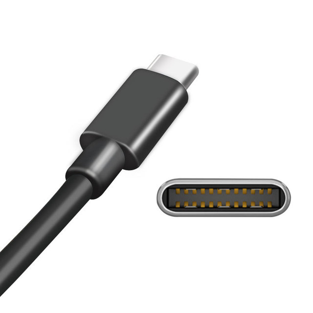 Smochm High Speed USB 3.2 Dual Head Type-C Cable Assembly with Double Shielding 300cm Length for Public-to-Public Data Transfer