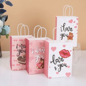 Bolsa de Papel Kraft Blanca de Lujo Personalizada con Asa de Listón para Ropa, Alimentos, Zapatos, Calcetines, Empaquetado Personalizado con su Propio Logotipo - Product Image 2