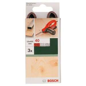BOSCH - 2609256238 Jeu de bandes abrasives pour Black + Decker Powerfile, pour bois (3 pièces) -EAN 3165140388412 ABRASIFS - Product Image 2
