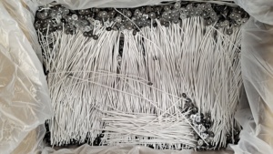 Support de mèche 16*3mm pour accessoires de fabrication de bougies, mèches en coton, base métallique, support de mèche, sans rouille, électroplaqué - Product Image 4