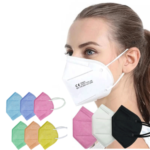 Masker Wajah sekali pakai KN95, peralatan pelindung pribadi, masker debu untuk dewasa, perlindungan wajah non-tenun - Product Image 5