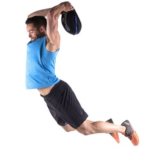 Disques de lancer portables en néoprène noir, mini-sacs de sable pour entraînement de force et fitness, avec logo personnalisé - Product Image 6