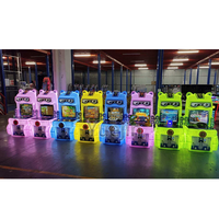 Machine de jeu d'arcade pour enfants - Jeu vidéo interactif à monnayeur en acier inoxydable avec garantie d'un an