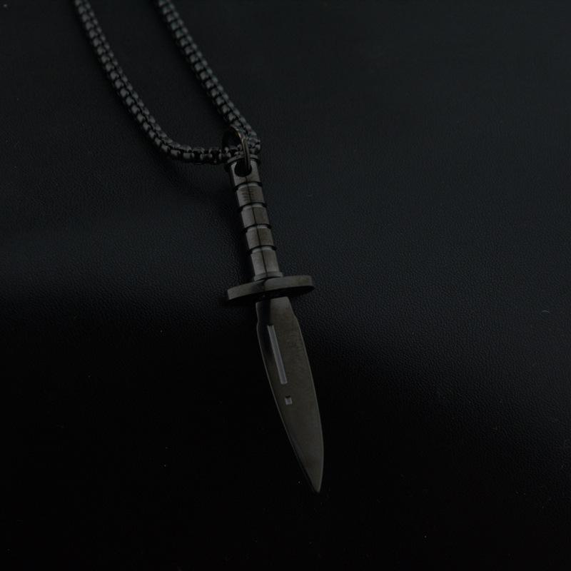 จี้เดี่ยวสีดำไม่มีโซ่