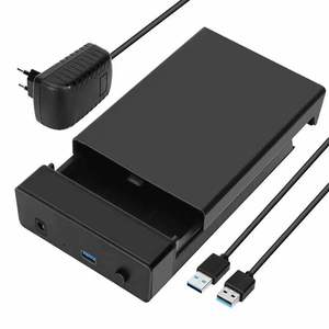 กล่องใส่ฮาร์ดดิสก์ 18TB ความเร็วสูง USB 3.0 สำหรับฮาร์ดดิสก์ภายนอกขนาด 2.5/3.5 นิ้ว กล่องใส่ฮาร์ดดิสก์ SSD - Product Image 1
