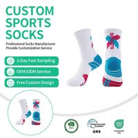 Chaussettes de sport |   Chaussettes de basketball professionnelles pour hommes Elite, tricotées, montantes à la cheville, idéales pour la saison hivernale, personnalisables ODM