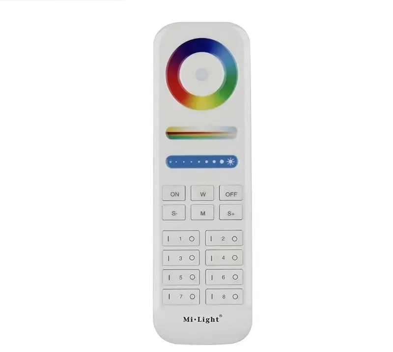 Wholesale Factory Mi Light Remote Controller 2.4Ghz Wireless 8 Zone for 5 in 1 Controller (FUT-089)