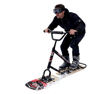 <span class=keywords><strong>Trottinette</strong></span> de neige tout-terrain en alliage d'aluminium pour adulte, snowboard monopiste, luge, véhicule de ski pour sports d'hiver en extérieur - Product Image 1