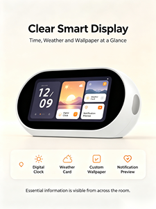 Panel de Control Inteligente WiFi para Escritorio, Compatible <span class=keywords><strong>con</strong></span> <span class=keywords><strong>Alexa</strong></span> y Tuya, Pantalla de Control para Hogar Inteligente <span class=keywords><strong>con</strong></span> Reloj - Product Image 4