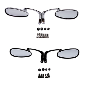 Gương chiếu hậu xe máy 8mm 10mm dành cho xe Cafe Racer, Vespa, <span class=keywords><strong>Scooter</strong></span>, phụ kiện xe máy đa năng, phụ tùng tay lái, gương chiếu hậu bên - Product Image 3