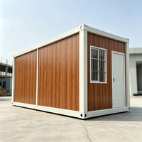 Maison conteneur moderne, économique, détachable, écologique, légère, à installation rapide, préfabriquée et portable pour bureau ou dortoir