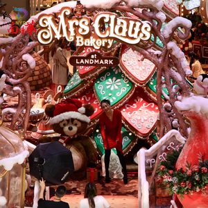 Scens <span class=keywords><strong>de</strong></span> Noël populaires Décorations <span class=keywords><strong>de</strong></span> Noël détachables <span class=keywords><strong>Maison</strong></span> à thème pour le shopping Aire <span class=keywords><strong>de</strong></span> jeux Lumière LED Vacances <span class=keywords><strong>de</strong></span> Noël - Product Image 4